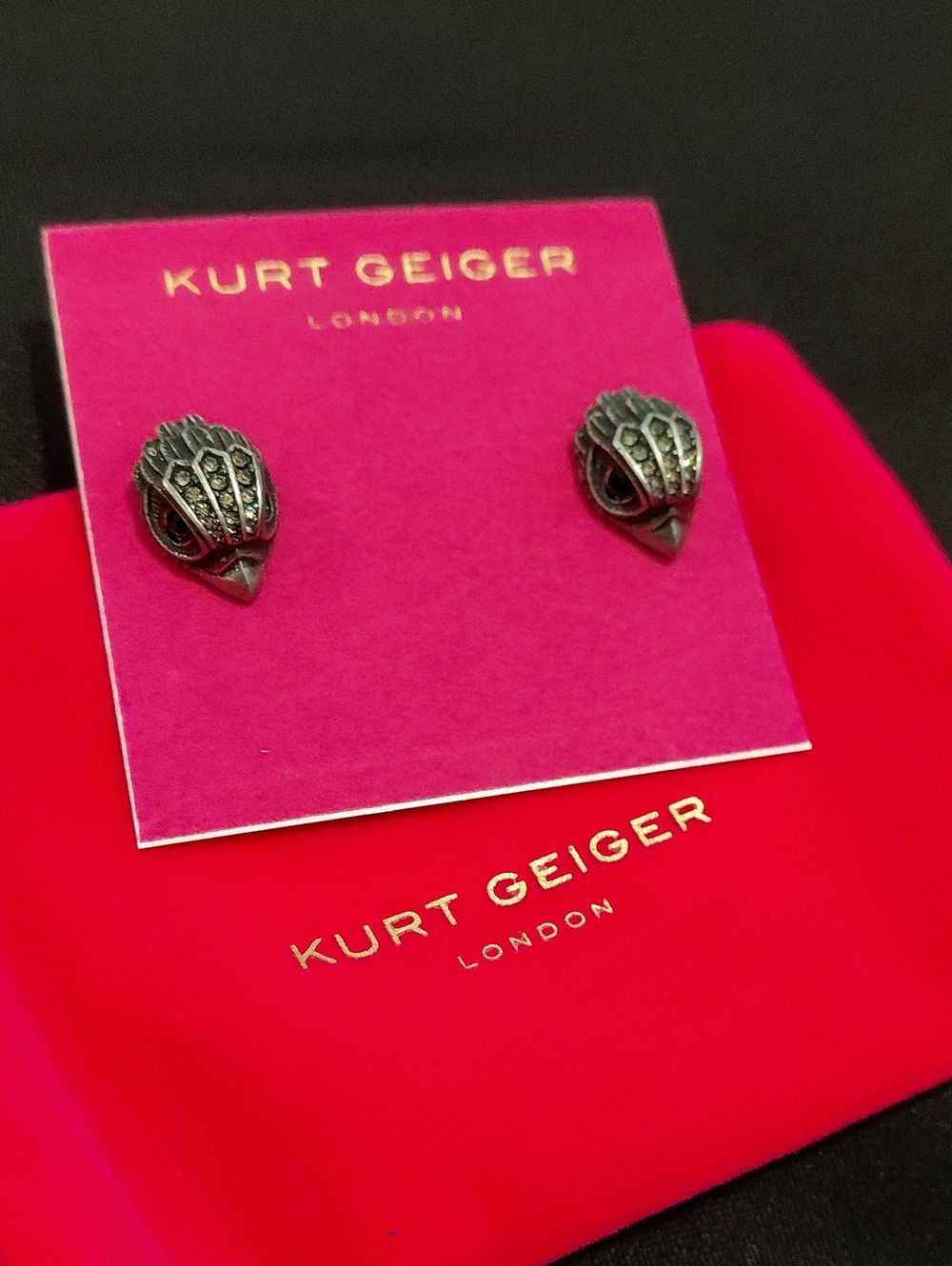 KURT GEIGER LONDON EAGLE STUD EARRINGS